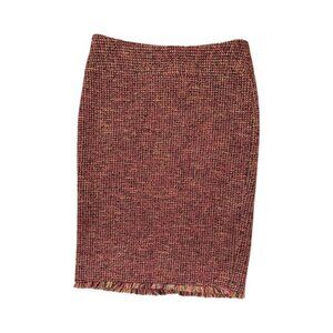 NWT Karen Millen Tweed Pink Pencil Skirt UK Size 14 (US 10)